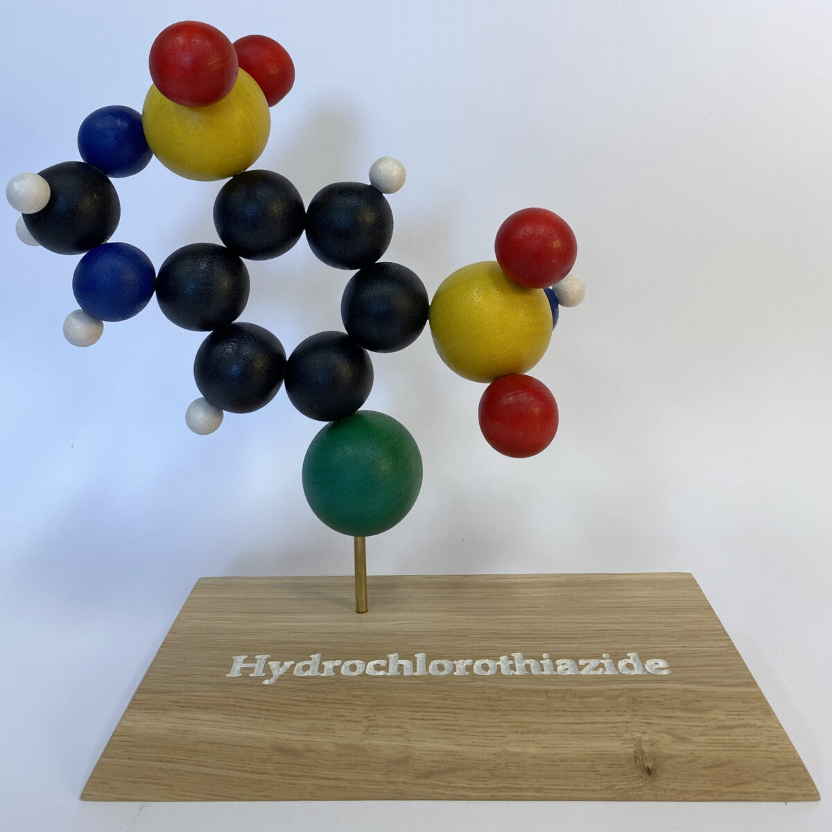 Hydrochlorothiazide molecule model