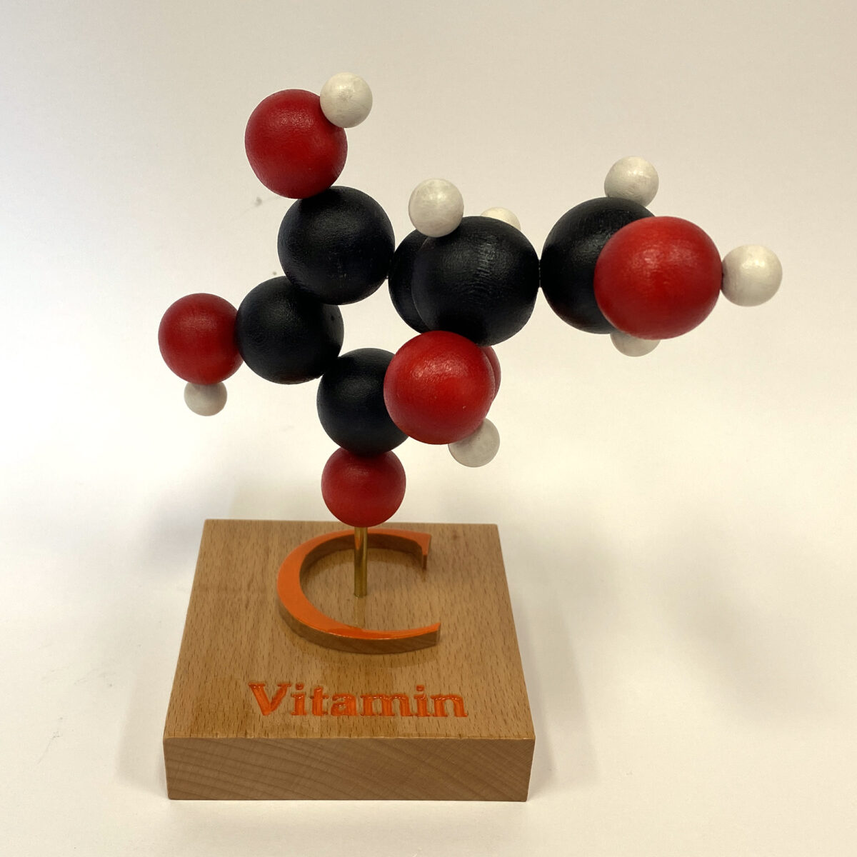 Vitamin-C molecule model