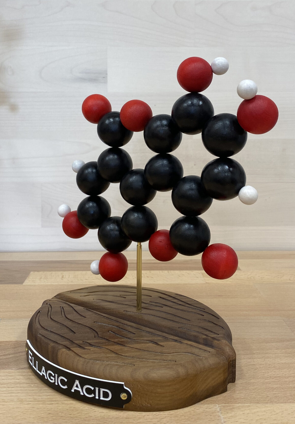 Ellagic Acid Molecule Model